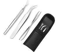 jatimdotin Juego de 3 Pinzas para Garrapatas, Quita Garrapatas para Perros, Gatos y Humanos, Gancho para Garrapatas, Acero Inoxidable Pet Perros Gatos Garrapatas Remover Kit