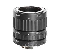 JatureClets Compatible con lentes de cámara Nikon Macro Juego de tubos de extensión para cámara Nikon DSLR D80 D90 D300 D300SD800 D3100 D3200 D5000 D5100 D5200 D7000 D7100