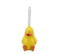 Jauarta Diseño de Animales de Dibujos Animados, Cepillo para el Inodoro de Pato Amarillo con Base, Limpio sin Callejones sin Salida, Maravilloso de Calentamiento Familiar para el Día de