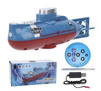 Jauarta Submarino RC, Barco Militar Juguete Acuático Eléctrico, Control Remoto de 6 Canales, Niños y Adolescentes, Unisex, 14.33 cm