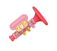 Jauarta Trumpet Juguetes Jugables para Niños, Mini-Trompette Multi-Funcional, Dibujos animados de la Música de Diseño de Dibujos con Materiales Premium, Artesanía Fin para (Rosado)
