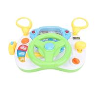 Jauarta Volante de Juguete Educativo para la Primera Infancia, Coche de Plástico con Música Dinámica y Efectos de Sonido, Juguete Interactivo de Aprendizaje para bebés.