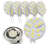 JAUHOFOGEI Bombilla LED G4 12V ac/dc Blanco Frio 6000K 2W sustituir Halógena G4 20W JC - Bombilla Campana Extractora G4 - Mini Bombillas Lámpara para Foco - LED Light Bulb G4 - Pack de 6 Unidades