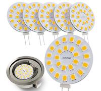 JAUHOFOGEI Bombilla LED G4 12V ac/dc Luz Calida 3000K 2W sustituir Halógena G4 20W JC - Bombilla Campana Extractora G 4 - Bombillas Lámpara para Foco - Pack de 6 Unidades