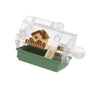 Jaula acrílica ventilada para hámster, Bandeja extraíble, Escalera Multifuncional para Escalar, Parques Infantiles, Jaula para hámsteres Enanos, hámster ratón