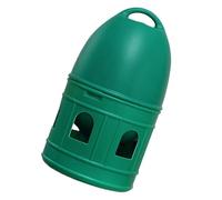 Jaula automática para pájaros con dispensador de agua para loros y palomas, dispensador de plástico engrosado con práctico bebedor de palomas de 3/5 l