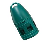Jaula automática para pájaros con dispensador de agua para loros y palomas, dispensador de plástico engrosado con práctico bebedor de palomas de 3/5 l