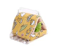 Jaula Casa para pájaros - Cálida Hamaca Colgante Tienda de campaña de Felpa Cobertizo Acogedora opción de retiro para Loros pequeños Cacatúas Agapornis Conejo Canario Conejillo de Indias Chinchil