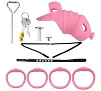 Jaula Castidad Para Hombre Silicona Castidad Hombre Jaula Chastity Cage,Short1+belt