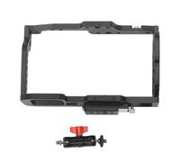 Jaula Completa para cámara con Orificios de Rosca de 1/4 y 3/8, Soporte de Zapata fría, estabilizador de Plataforma de cámara de liberación rápida para BMPCC 4K 6K