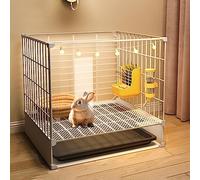 Jaula Conejo, Jaula para Animales Pequeños, Valla De Patio De Alambre De Metal Portátil para Interiores Y Exteriores, Hd para Conejos, Hámsteres, Erizos, Hurones, Mascotas Pequeñas ( Color : 5pcs , Si