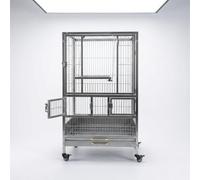 Jaula Cría para Pájaros Metal Inoxidable 304 Anti-Dispersión, para periquitos - para Canarios, Style to 4