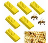 Jaula De Abeja Reina, Jaulas Para Abejas Reina, Kit de la Taza de Crianza de la Apicultura, Apicultor Queen Bee Catchers, 6 Piezas
