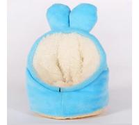 Jaula de algodón con patrón de dibujos animados para hámster y mascotas pequeñas, accesorios escondite de algodón para otoño e invierno, para mantener calientes las ratas de conejillo de indias (D)