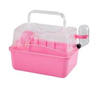 Jaula de Animales pequeños: Portador de Viaje de hámster portátil, hábitat de Conejillos de Indias | de Transporte Multifuncional Segura y cómoda Conejo de hámster Enano diseño de ventilación