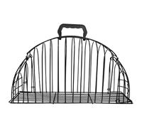 Jaula de aseo para gatos, protección antiarañazos, diseño suave y transpirable, 46 x 12 x 25,5 cm, transportador de viaje portátil, uso en interiores y automóviles, recorte de uñas de baño, visitas al