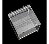 Jaula de baño para pájaros de lujo ajustable para colgar mejorada con suministros de visión clara, juguetes para pájaros, juguetes para loros, jaula de loro, accesorios de jaula de pájaros,