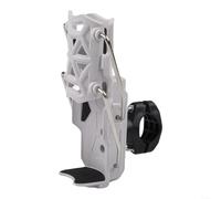 Jaula de botella de agua de bicicleta con sujeción automática, soporte de nailon resistente a la intemperie para barras de 22-25 mm, soporte compacto para bicicleta de montaña, motocicleta, scooter