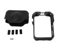 Jaula de cámara, cajón de Aluminio Soporte de Marco Protector, Jaula de Marco de Metal con Tapa de Lente de Silicona para cámara panorámica 360