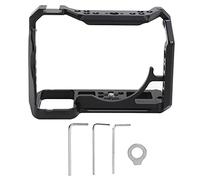 Jaula de Cámara Completa, Aleación de Aluminio, Peso Ligero 284g, Negro - Protección Total, Múltiples Puertos 1 / 4in y 3 / 8in con Zapata Fría, Ideal para A7S3