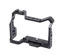Jaula de cámara con agujeros de 1/4 3/8 para extensión de cámara DSLR para micrófonos, jaula de fijación de equipo de iluminación