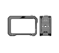 Jaula de cámara de acción ligera horizontal vertical con múltiples puertos, soporte de aleación de aluminio, apto para filmación profesional, jaula de cámara de aleación de aluminio, horizontal