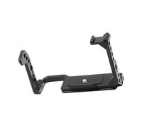 Jaula de cámara de aluminio aerodinámica para FX30 FX3 con soporte integrado para zapata fría y orificios roscados de 1/4 pulgadas. Aparejos profesionales con pasador de posicionamiento