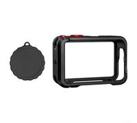 Jaula de cámara para DJI Osmo Action 6, marco protector de metal con zapata de flash, orificio roscado de 1/4", protección de expansión para disparos verticales y horizontales