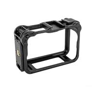 Jaula de cámara para DJI para OSMO Action 6, marco de plástico resistente con interfaz multifunción, carcasa protectora ligera para video vertical y horizontal