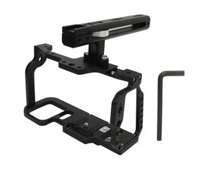 Jaula de cámara Profesional de aleación de Aluminio Jaula de cámara DSLR con Mango Superior para BMPCC 4K 6K Jaula de cámara Completa Aleación de aviación Ajuste preciso