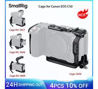 Jaula de cámara SmallRig C50 para Canon EOS C50 w Abrazadera de cable de riel NATO Compatibilidad modular con mango superior XLR original de Canon Cage 5656