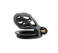 Jaula De Castidad Cobra Para Hombres,6 Colores,Con Bloqueo De Pene Y 4 Anillos De Pene,Dispositivo De Castidad Cb Para Hombres Homosexuales,Juguete Sexual De Restricción De Pene,Color Negro,Ta