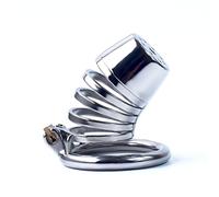 Jaula de castidad, dilatador pequeño masculino, uretra, dilatador nasal hueco, anillos de testículos para hombres, disfraz de pene, disfraz de pene, juegos de juguetes sexuales para mujeres(Ring-45mm)
