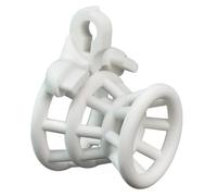 Jaula De Castidad Invertida Pequeña De Metal Para Hombre Con 4 Anillos Para Cinturón De Fidelidad. Feminización Negativa. Juguete Sexual De Castidad Invertida. Dispositivo De Bondage Bdsm Para Pen