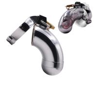 Jaula de castidad para hombre extremadamente jaula de pene de acero inoxidable Chastity Cage Hombres Metal Cinturón de castidad para hombre Extremo Pension Jaula Metal Cock Penis Cage Cockcage Bdsms