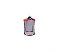 Jaula de cebo de malla de nailon con marco flexible para portátil para sostener cebo vivo, adecuada para pesca con mosca, pesca y pesca en tierra (25 x 30 cm)