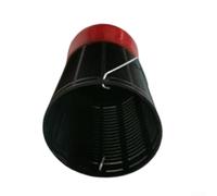 Jaula de cebo de pesca con soporte de comedero lanzador para atracción concentrada de peces y retención prolongada de cebo (pequeña negra)