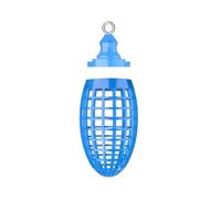 Jaula de cebo para pesca | con remolino bloqueable, atomización ligera y uniforme | Jaula de captura para señuelos de pesca | Para mar, río, lago, depósito, camarones, trozos de carne de pescado