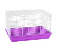 Jaula de Chinchilla, casa de hámster - Inicio de Gerbil portátil - Jaula de Chinchilla ventilada con Fondo Desmontable, pequeños Accesorios para Mascotas para Uso en Interiores y Exteriores
