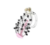 Jaula de clavos negra para entrenamiento masculino, resina de nailon transparente para musculación (B5T)