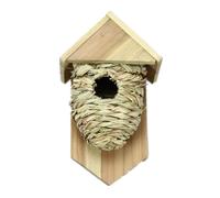Jaula de colibrí para exteriores, caja nido, jaula de pie, escondite de pie, colibrí, juguete para pájaros pequeños