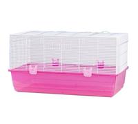 Jaula de descanso Jaula de base para hámster, 80 cm, jaula de oso dorada sencilla con chasis alto para USO doméstico (rosa)
