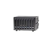 Jaula de Disco Duro con Módulo Intercambiable en Caliente de 8 Carretes y Chasis de Placa Base para Rack de 2,5 Pulgadas con Bandeja para HDD