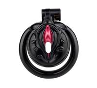 Jaula de Ejercicio para Hombre, Equipo de Entrenamiento Ajustable, Banda de Pilates (Negro-rojo)