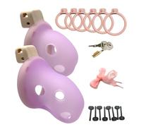 Jaula de ejercicio portátil y ligera para hombre Accesorio-eshlZ78，A:Morado：S+L