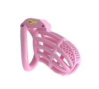 Jaula de ejercicios ajustable de 4 anillas para hombre, rosa (L)