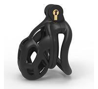 Jaula de Ejercicios de Resina 3D Negra con 4 Anillas (M)