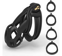 Jaula de Entrenamiento Ajustable de 4 Anillas para Hombres, Color Negro,L