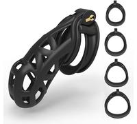 Jaula de Entrenamiento Atlético Ajustable para Hombre, 4 Anillas, Negra, XXL de YZWDQYHDYS