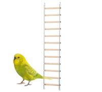Jaula de escalera para pájaros, accesorios modernos de alto rendimiento para Conure de 360°, gancho giratorio para loros, periquitos, cacatúas, tortolitos, conures pinzones | Multiusos al aire libre e